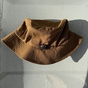 Furtalk cotton brown adjustable bucket hat